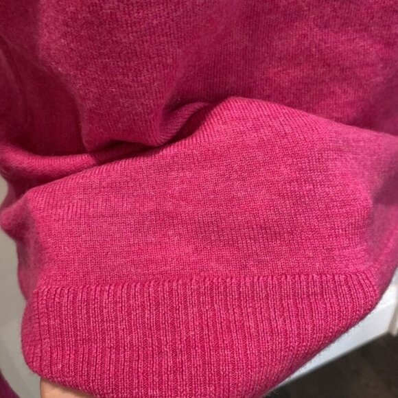 Ellen Tracy Pink Merino Wool Sweater Medium fit - Picture 9 of 13